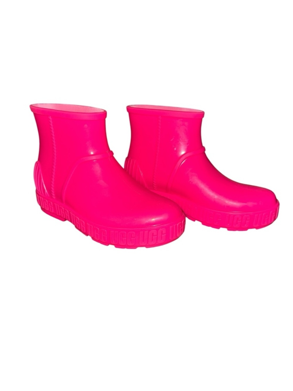UGG Drizlita Kids Waterproof Ankle Rain Boot Pink Taffy Size 2 NWT